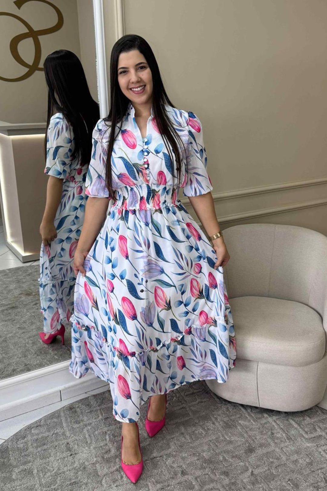 5891 | Vestido Mara - Estampado