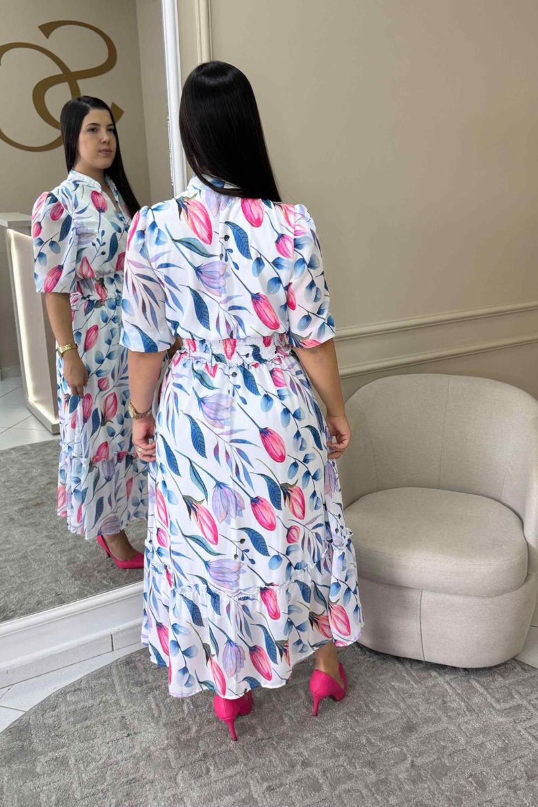 5891 | Vestido Mara - Estampado