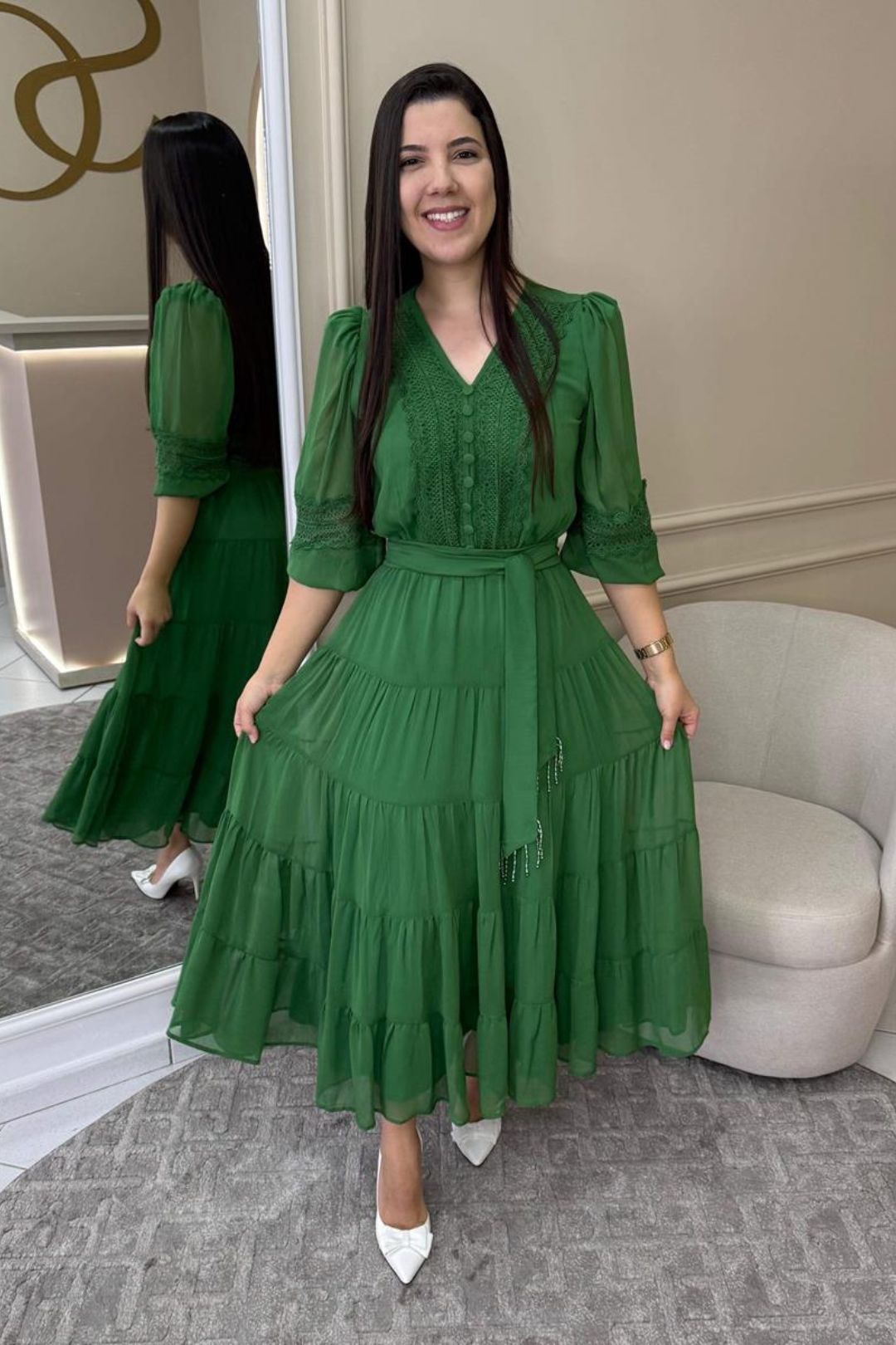 1362 | Vestido Leticia - Verde