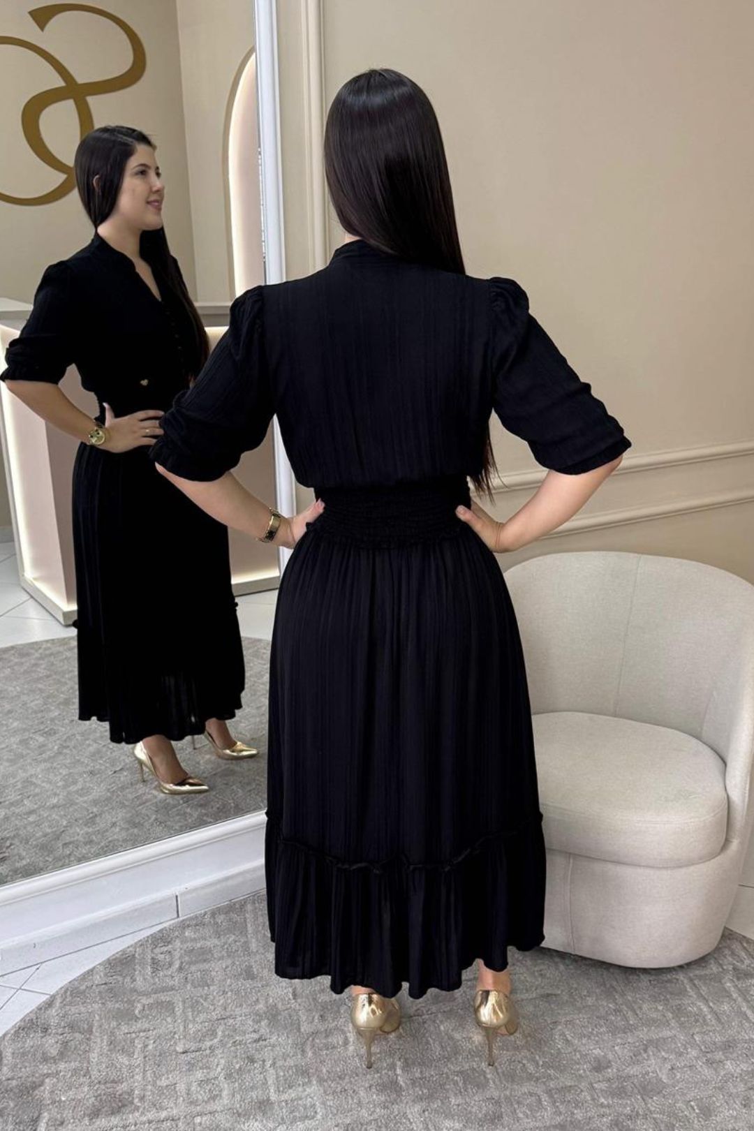 1712 | Vestido Pamela - Preto