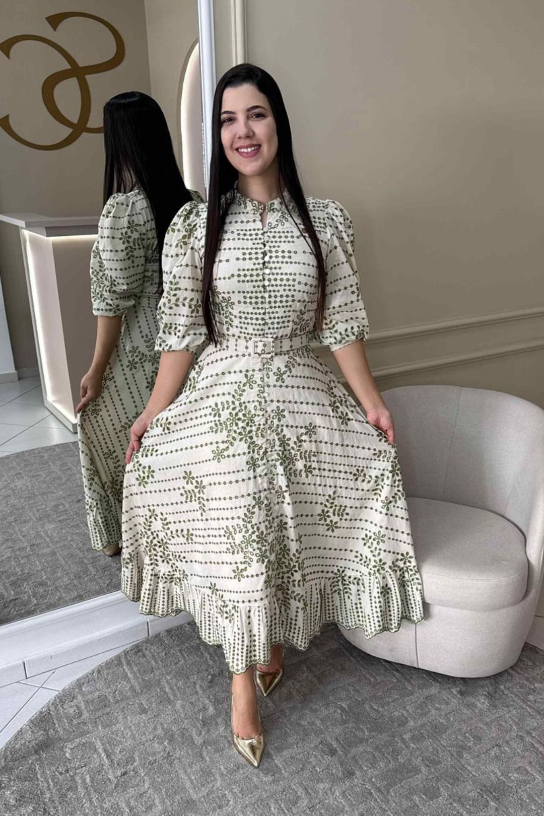 1599 | Vestido Silvana - Verde