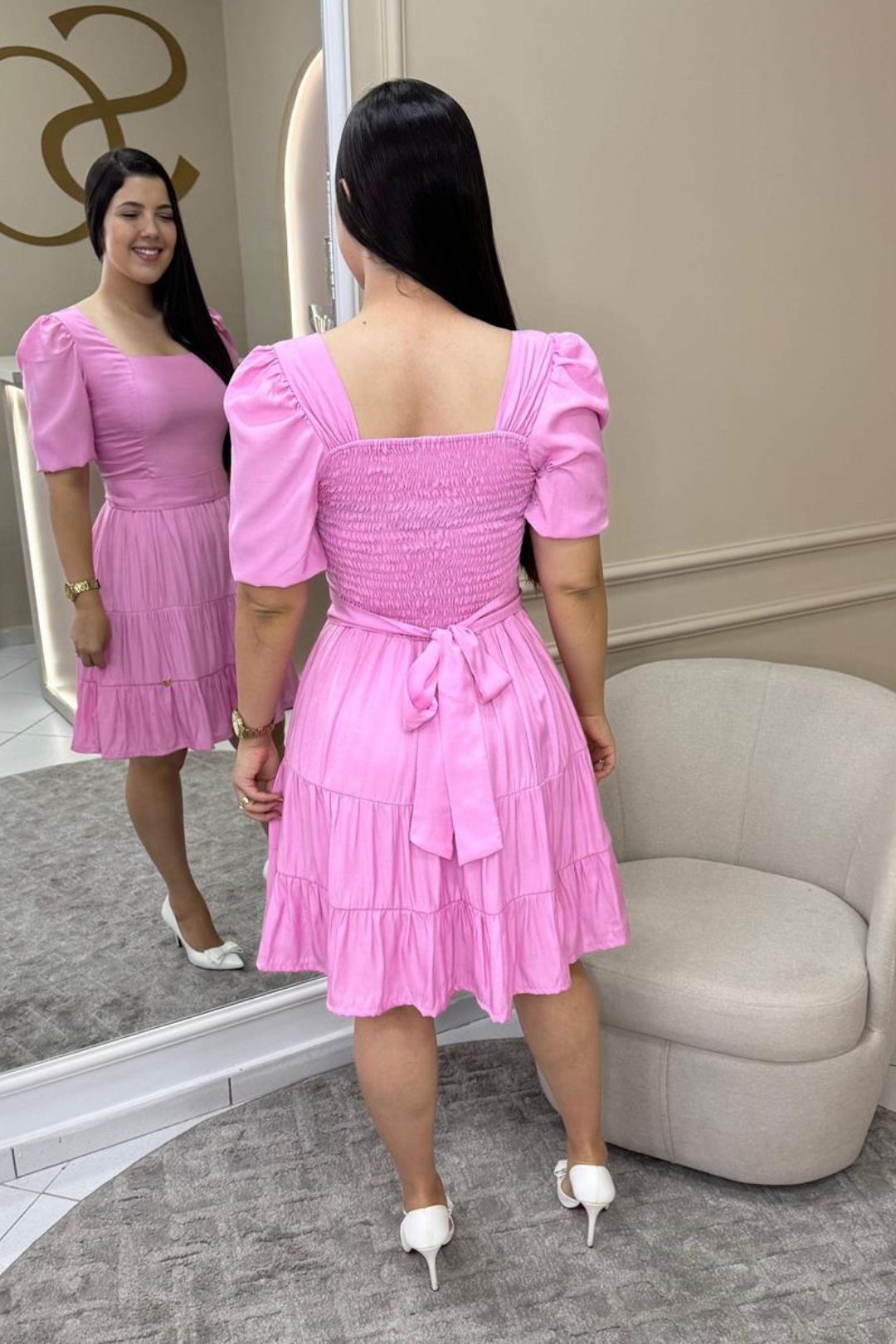 2649 | Vestido Isabela - Rosa