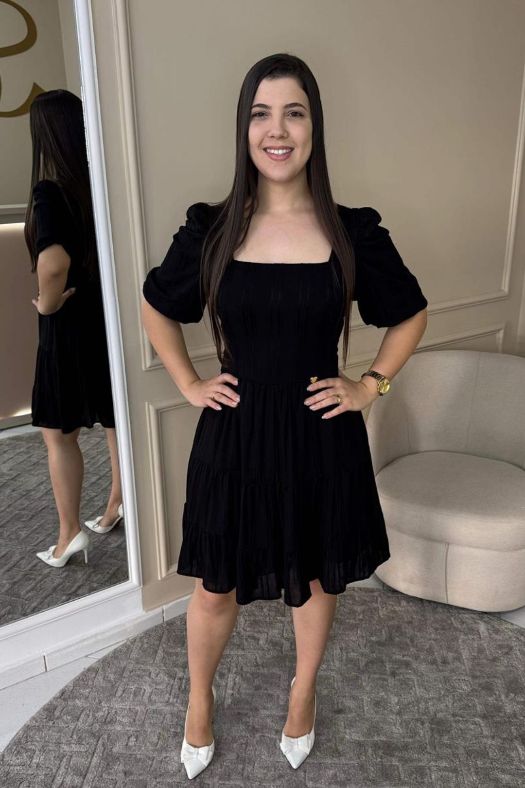 1162 | Vestido Maria - Preto