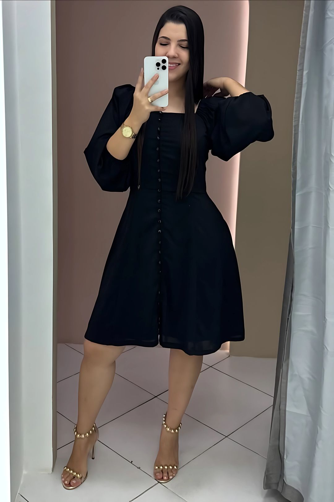 2584 | Vestido Larissa - Preto