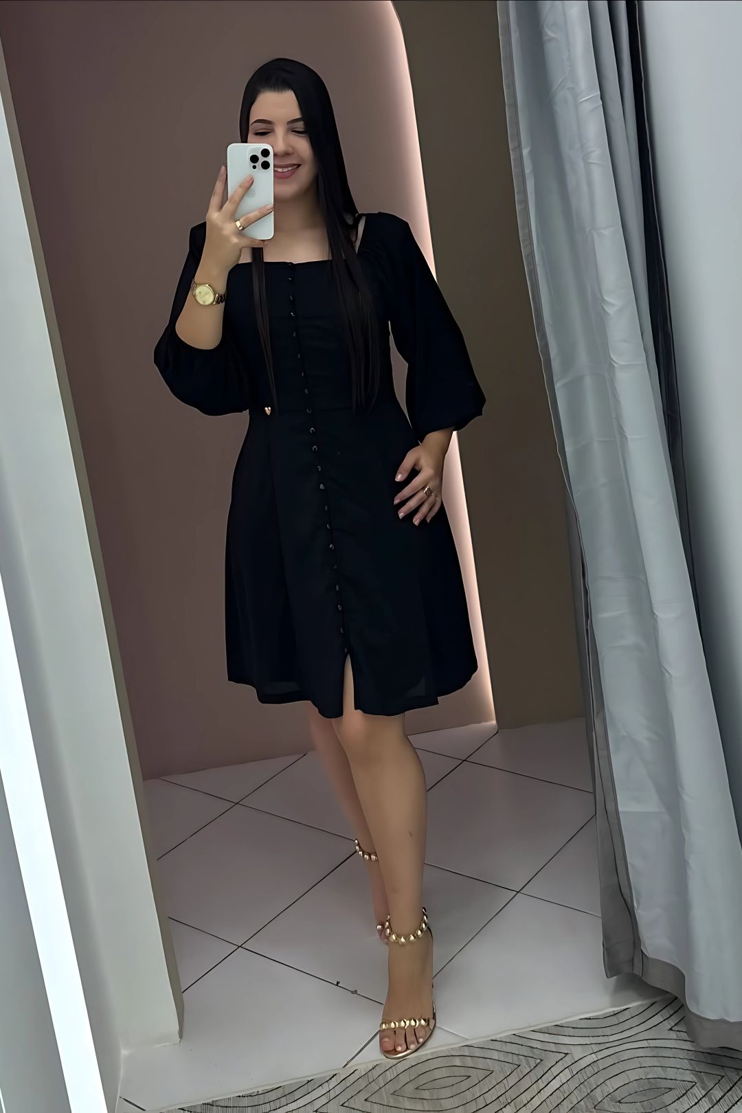 2584 | Vestido Larissa - Preto