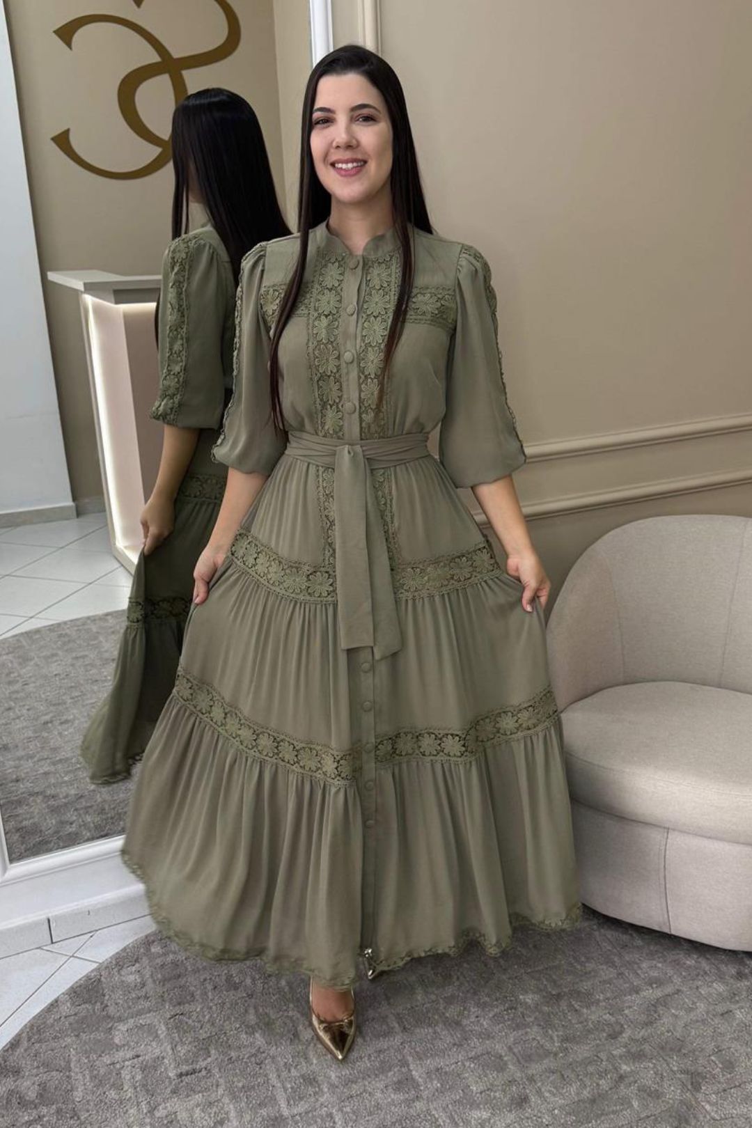 1362 | Vestido Fabiana - Verde