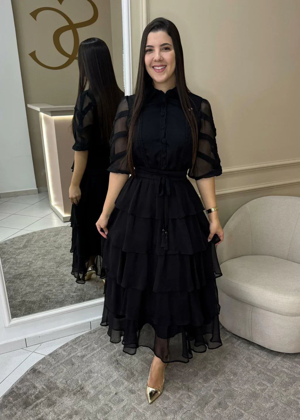 1564 | Vestido Longo Bianca