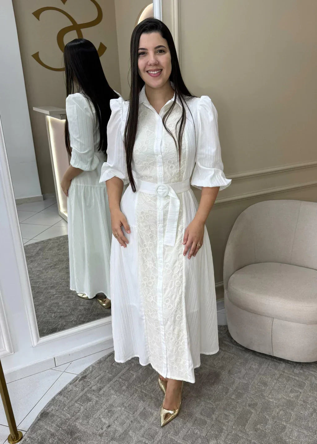 1268 | Vestido Longo Rose