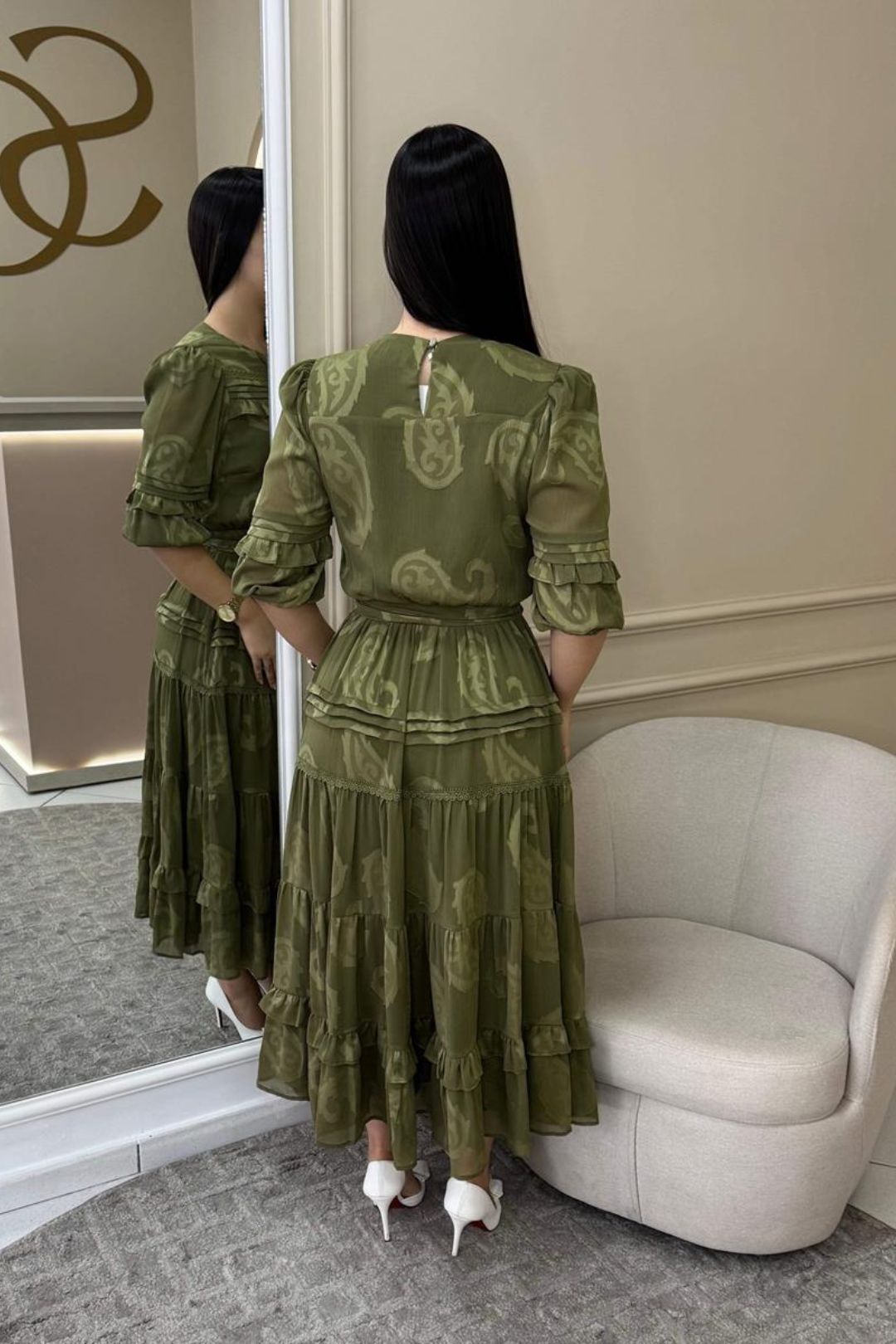 1948 | Vestido Gabriele Verde