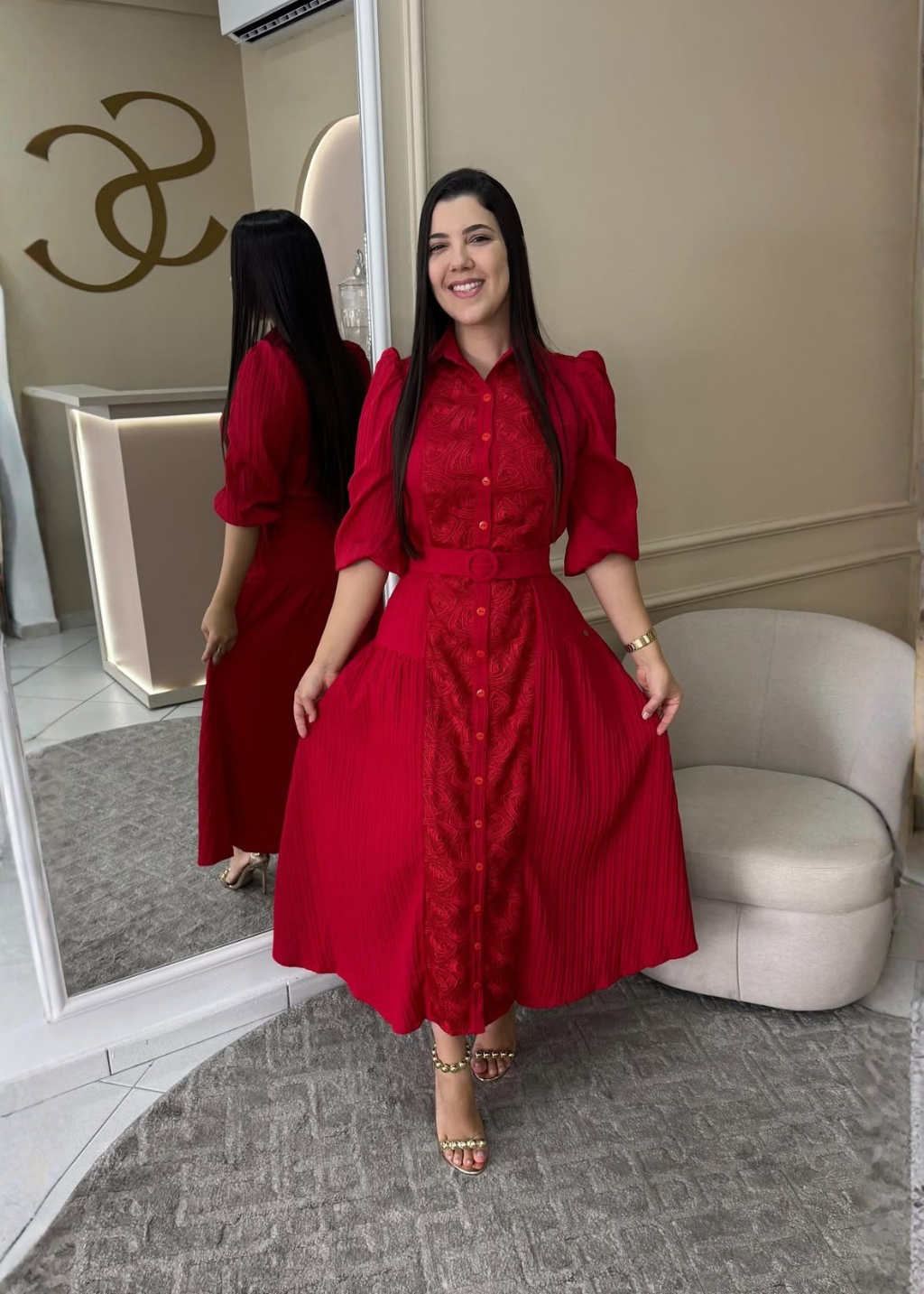 1542 | Vestido Longo Rubi